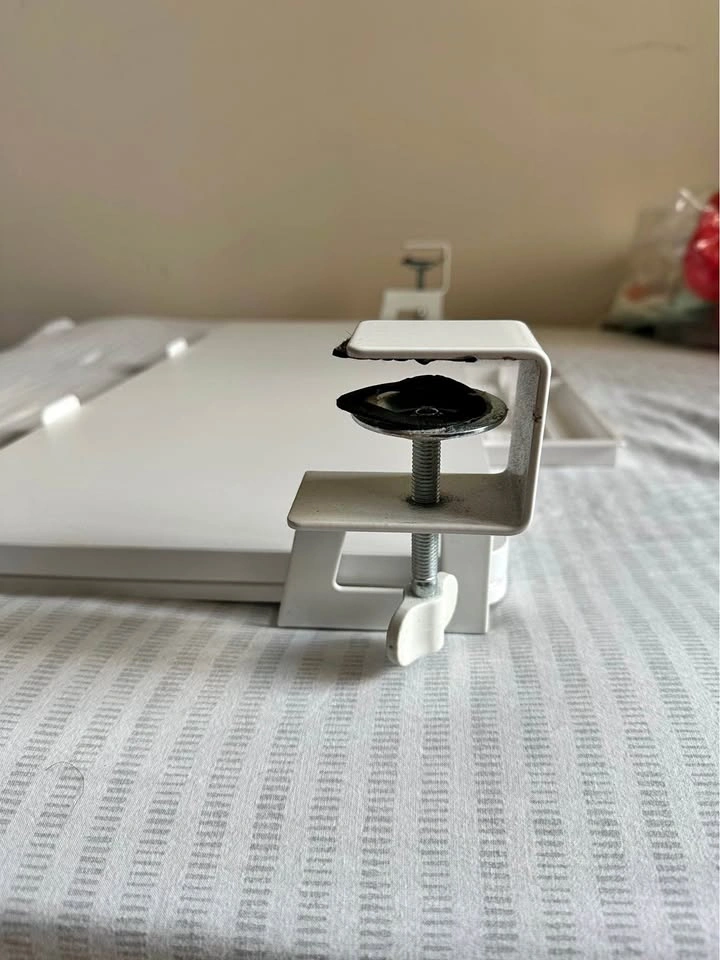 Keyboard tray drawer white