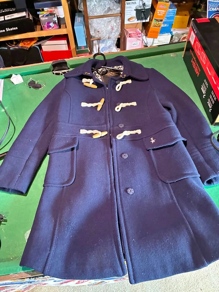 Teenie weenie navy blue women’s duffle coat