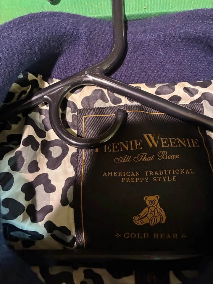 Teenie weenie navy blue women’s duffle coat - photo 2
