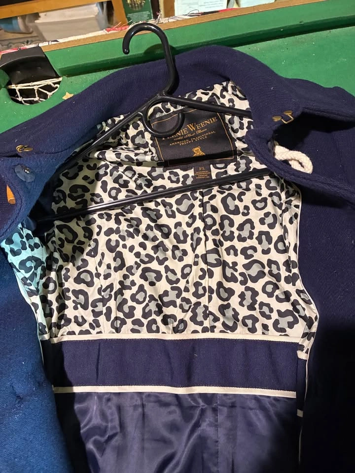 Teenie weenie navy blue women’s duffle coat - photo 3
