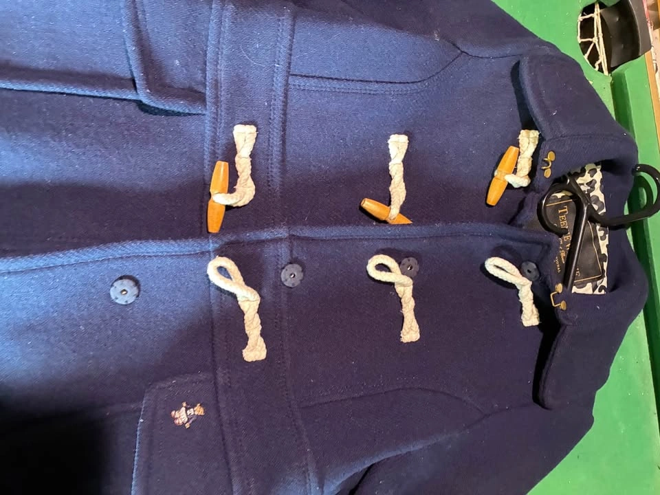 Teenie weenie navy blue women’s duffle coat - photo 4