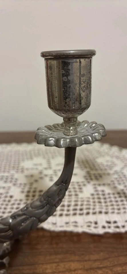 Vintage metal candle stick holders - photo 3