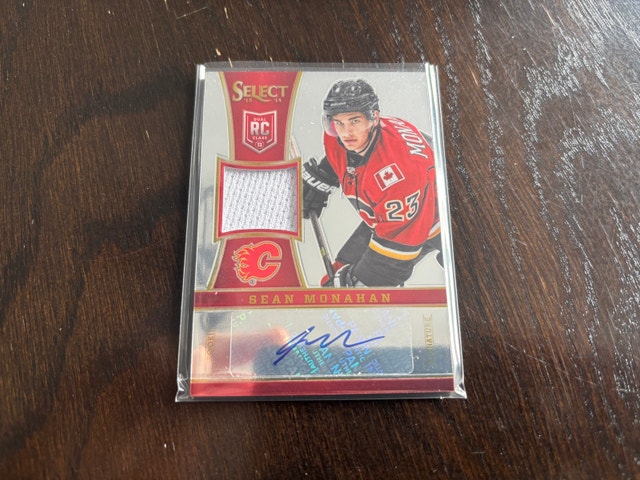 Sean Monahan Jersey / Auto 7 Card Lot - photo 2