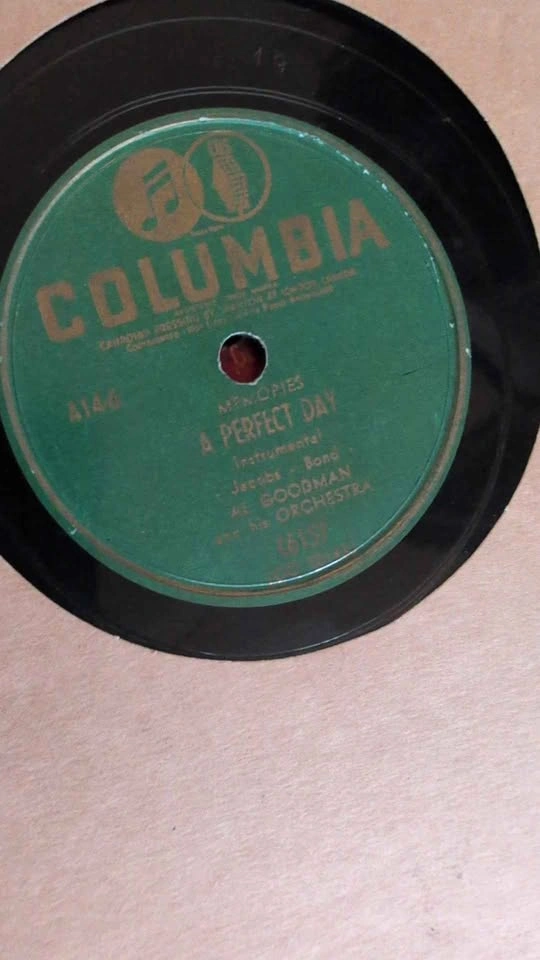 10" 78 RPM Columbia and Decca records in a book, 9 in total - photo 2