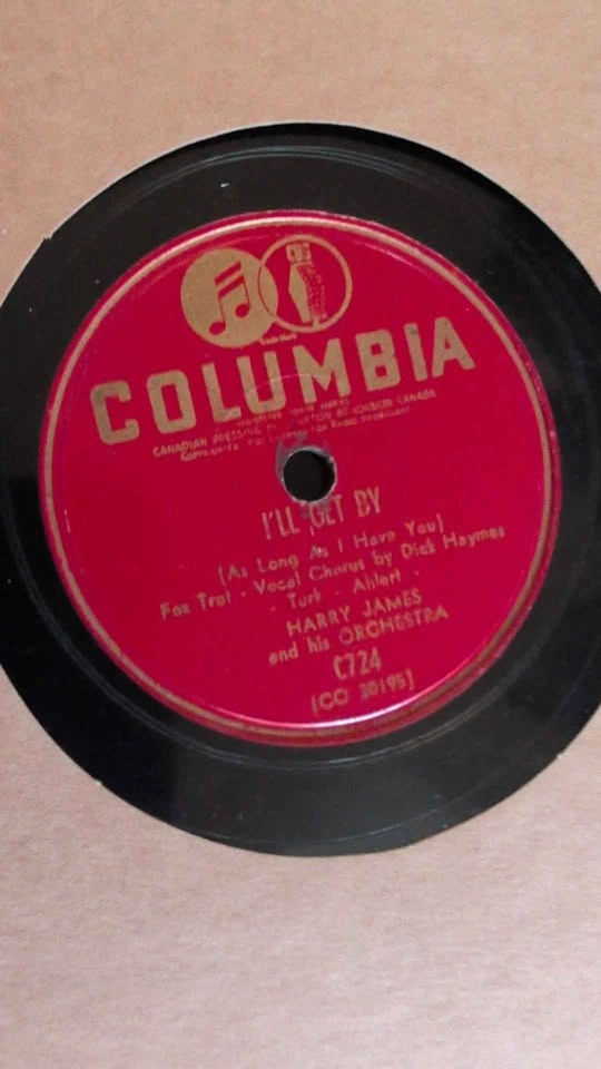 10" 78 RPM Columbia and Decca records in a book, 9 in total - photo 5