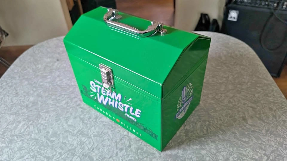 Steamwhistle collectable metal box