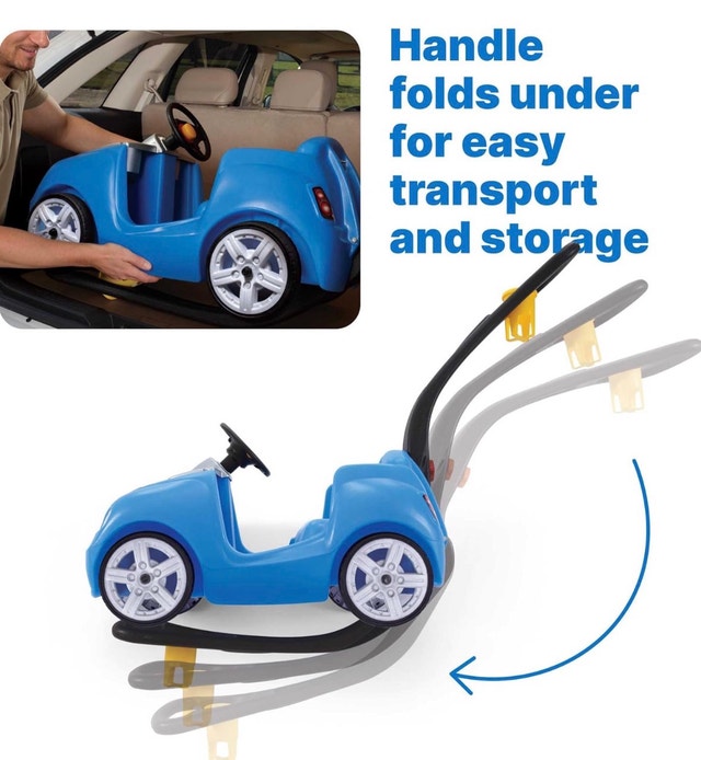 Step2 Push Around Buggy Ride-On Car - BLUE - photo 4