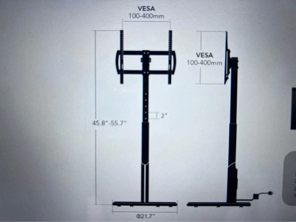 TV Stand Rolling Cart - photo 4