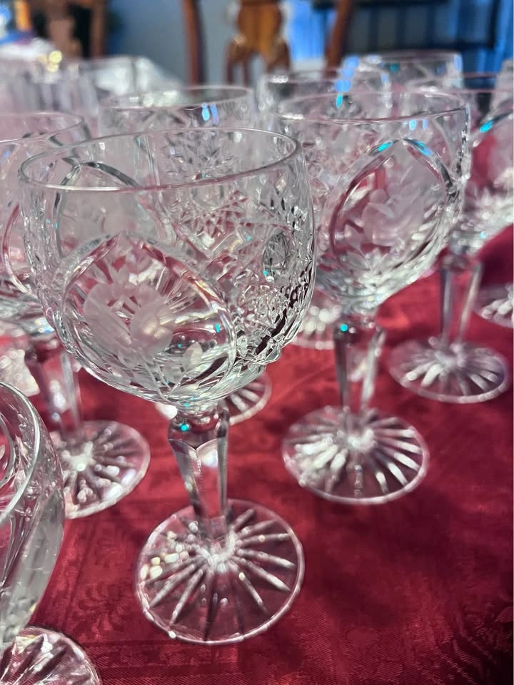 Crystal Glasses - Country Rose Collection - photo 2