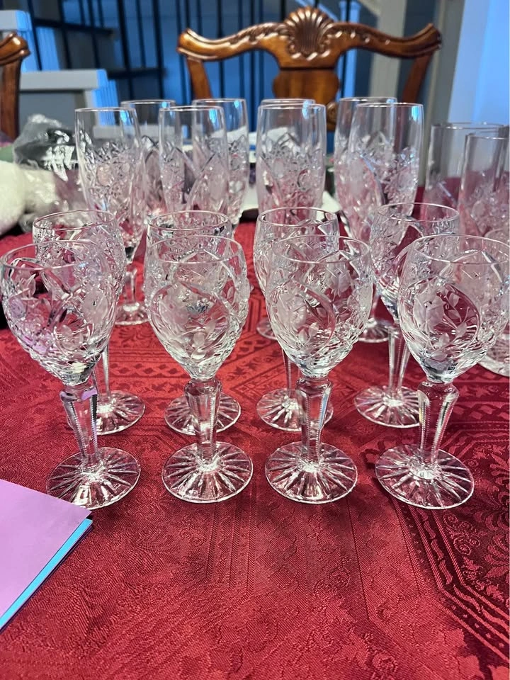 Crystal Glasses - Country Rose Collection - photo 3