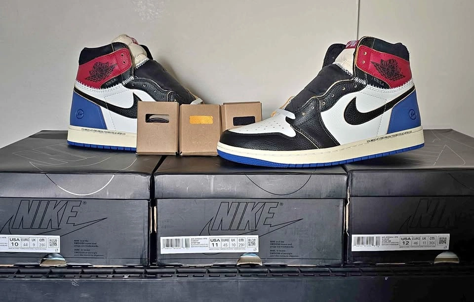 Union x Fragment x Air Jordan 1 Varsity Red/Sport Royal
