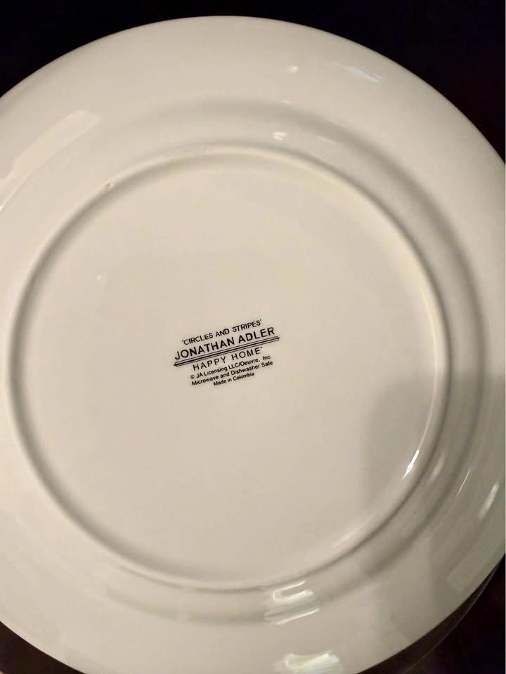 Jonathan Adler Happy Home 'Circles and Stripes' Plate Set
