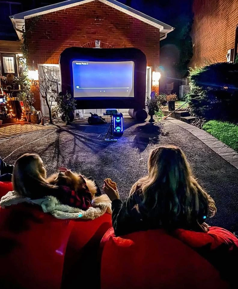 Movie Night Rental with popcorn machine