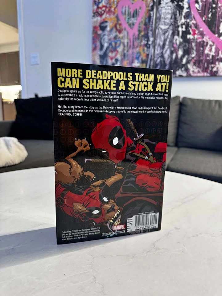 Deadpool Corp’s comic book, hard cover