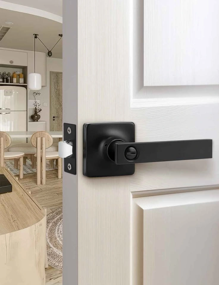 Door Handles 4 Pack Brand New Matte Black Privacy Door Handles - photo 2
