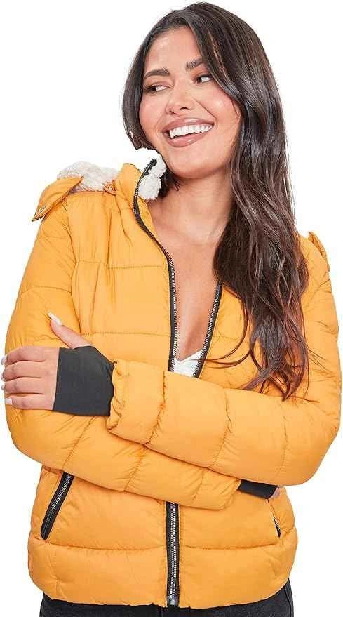 YMI Women's Junior Full Length Puffer Jacket – Like New (Medium) - photo 3