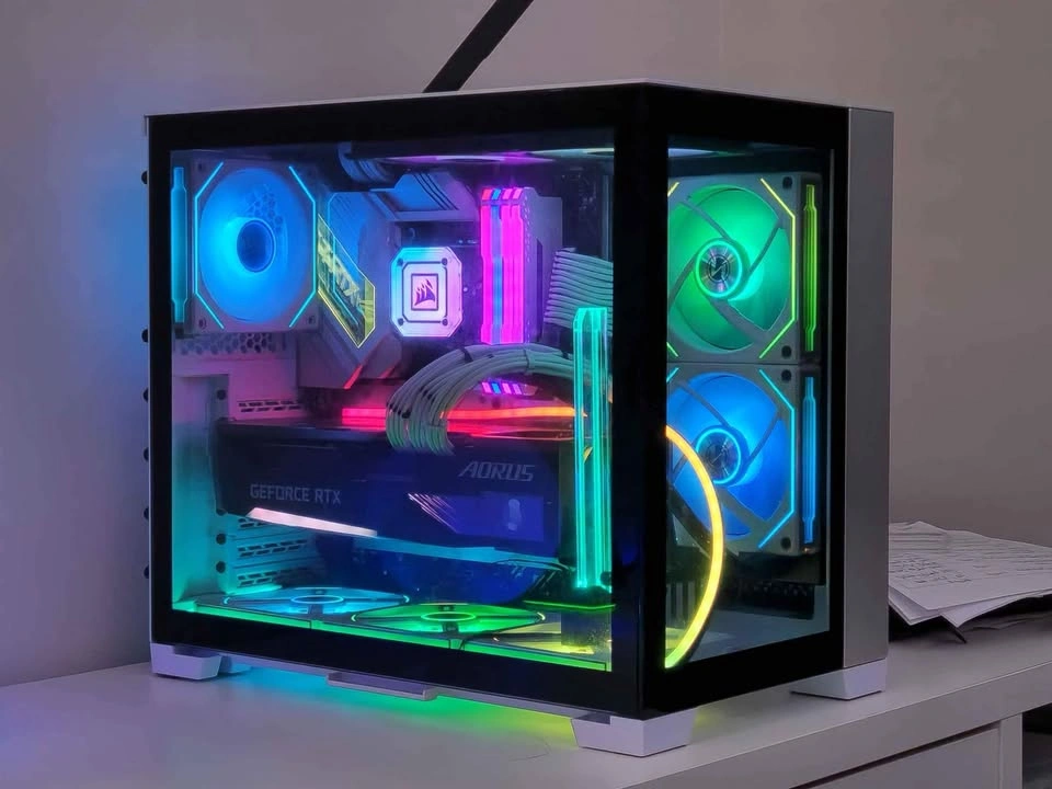 White PSU extension cables - photo 3