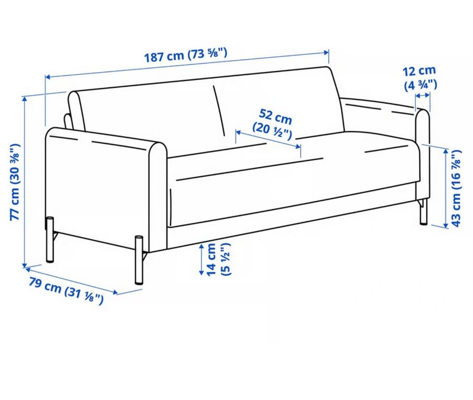 MOVE OUT SALE!!! 3 Seater Sofa - photo 3