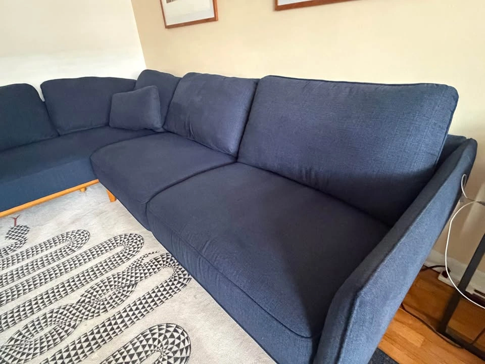 Jollene 113" 2-Pc. Fabric Sectional - Must Go by July! - photo 3