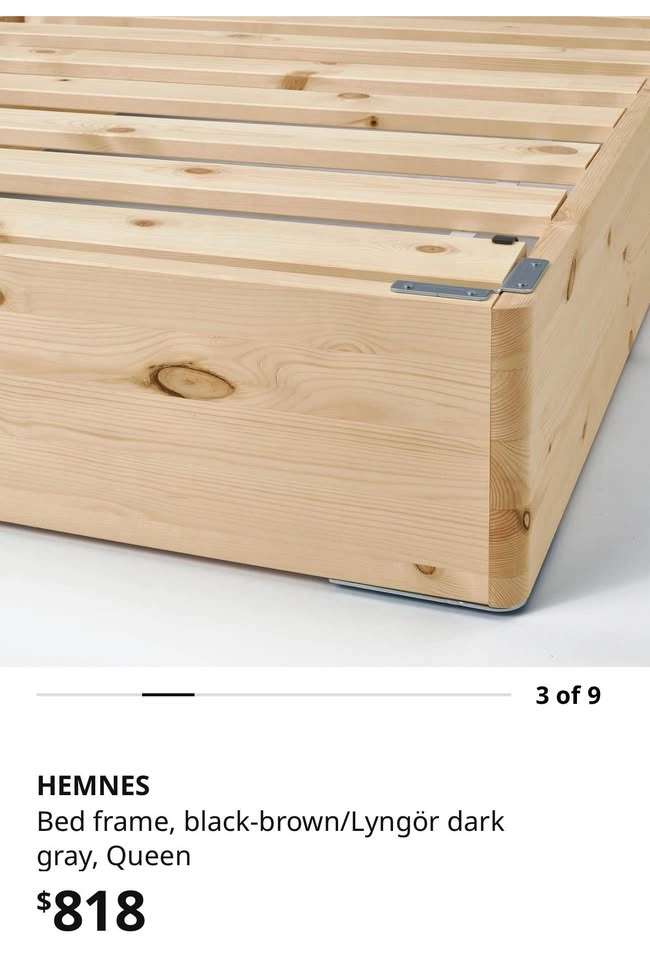 IKEA Hemnes Queen Bed Set with Mattress & Base - photo 3
