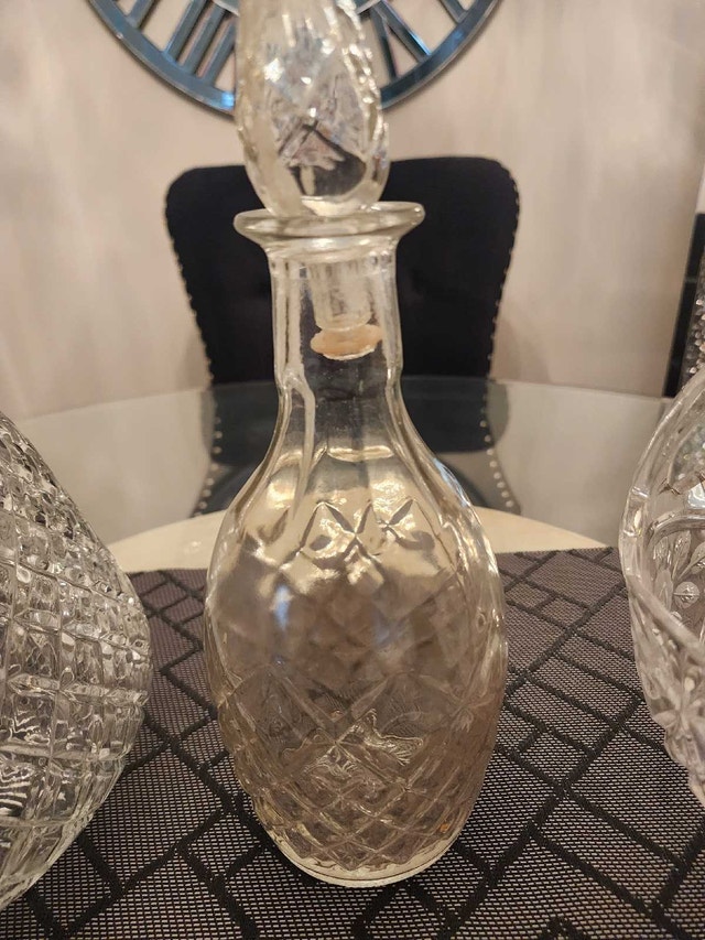 Vintage Crystal Serving Set - photo 4