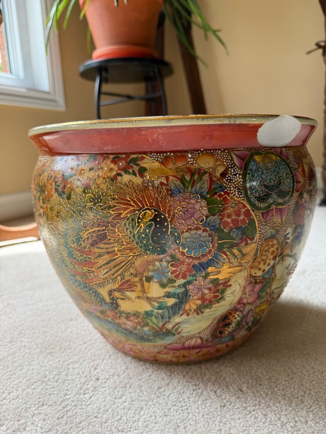 Japanese Porcelain Cachepot - photo 3