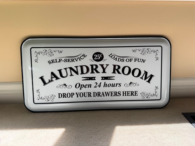 Laundry Room Sign