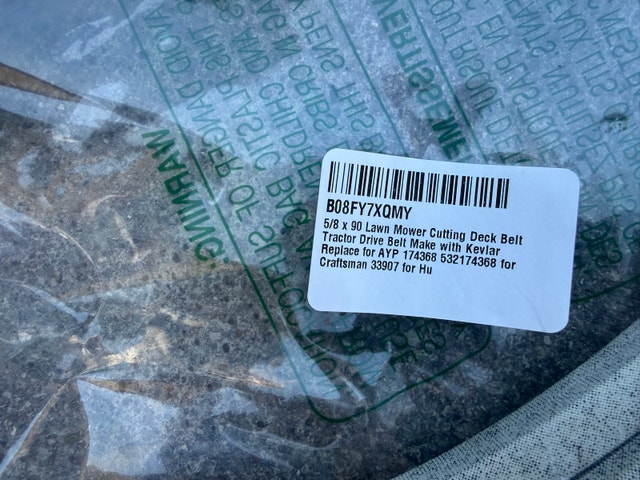 Craftsman Mower Deck Belt - photo 2
