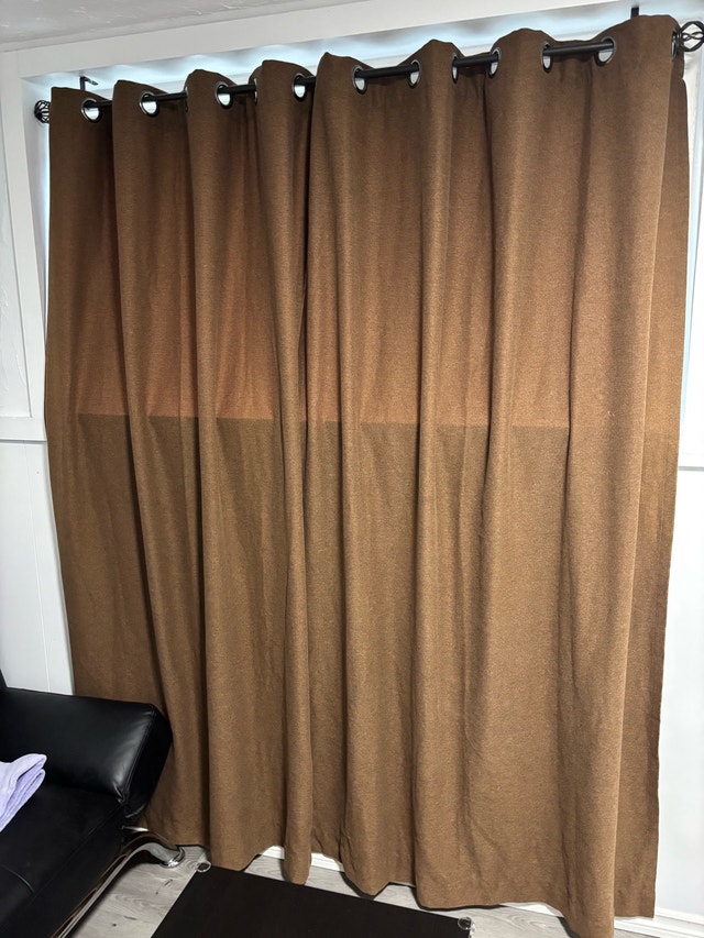 Floor Length Thick Blackout Curtains