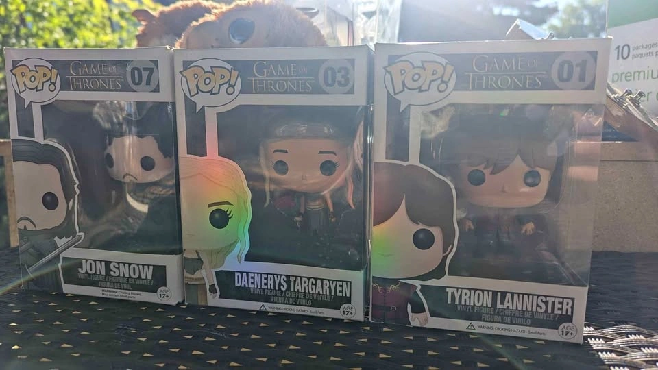 Funko Pop! Game of Thrones Jon Snow, Daenerys, and Tyrion