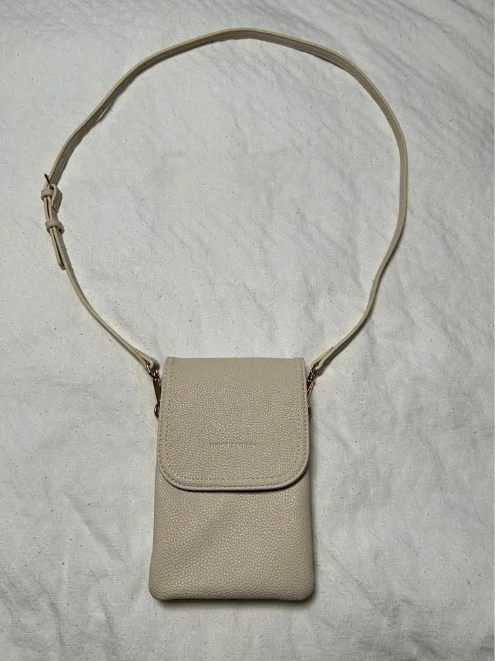 WOMEN’S Cream & Gold Crossbody Bag thumbnail