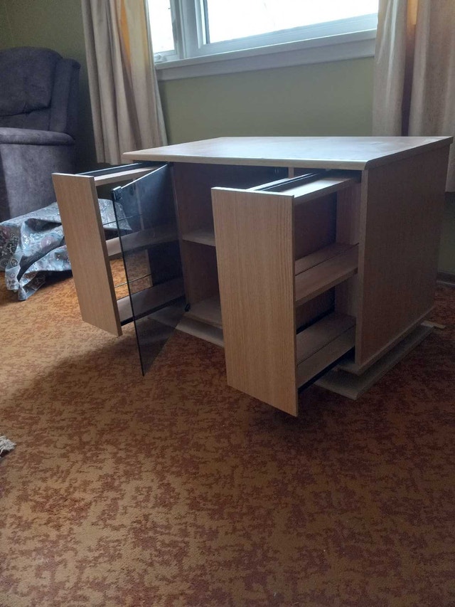 Cabinet (solid wood) with storage and side sliders - photo 2