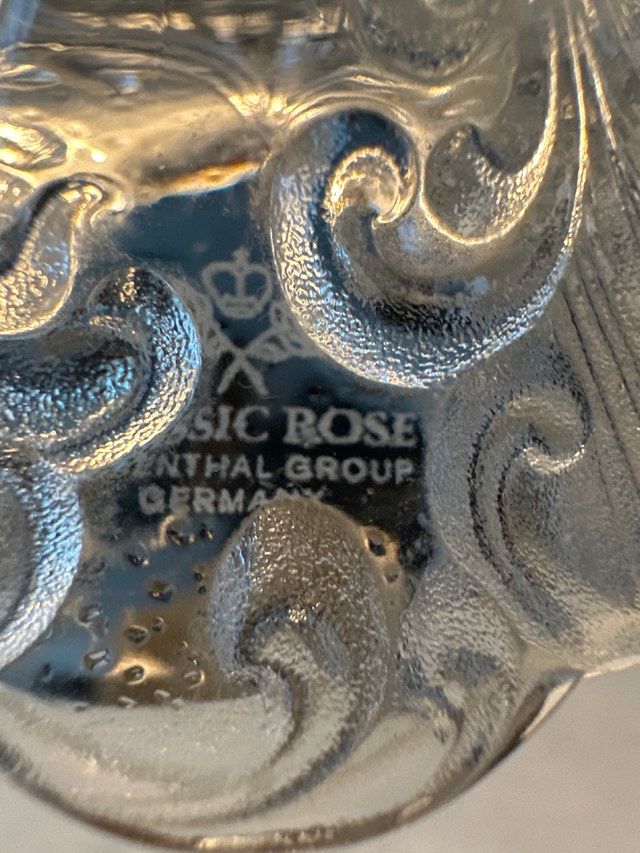 Rosenthal Monbijou Classic Rose Collection crystal candle holder - photo 4