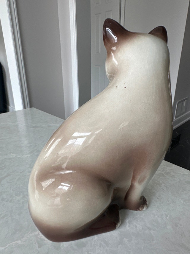 Ceramic vintage Siamese cat figurine by ELPA ALCOBACA, Portugal. - photo 5