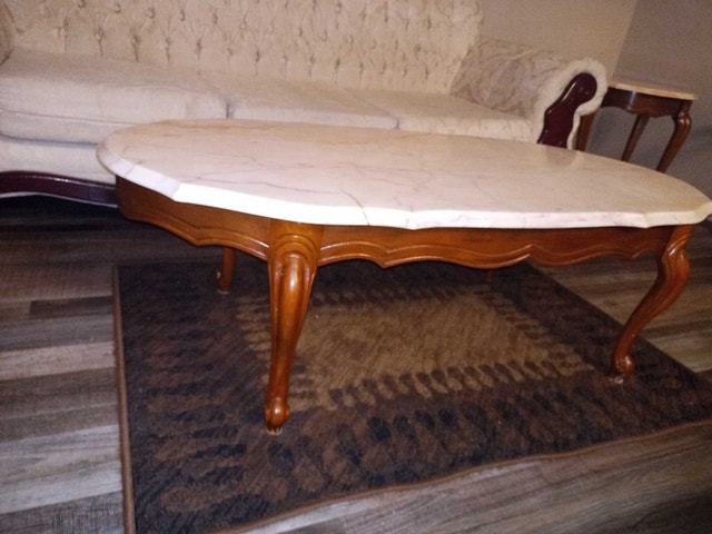 Marble top Coffee table Set - photo 2