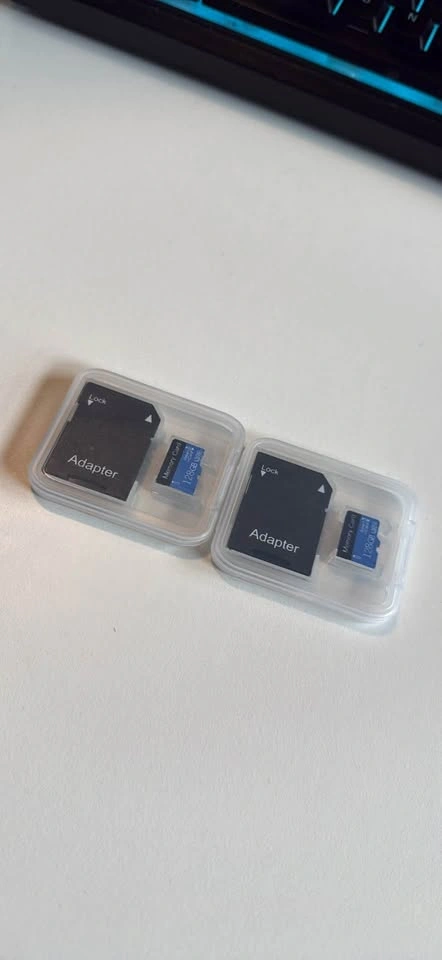2-Pack Generic 128GB MicroSD Cards with Adapters - Brand New
