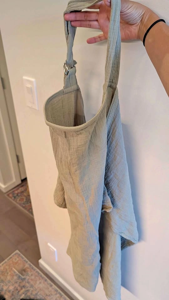 Muslin Breastfeeding Cover - Sage Green
