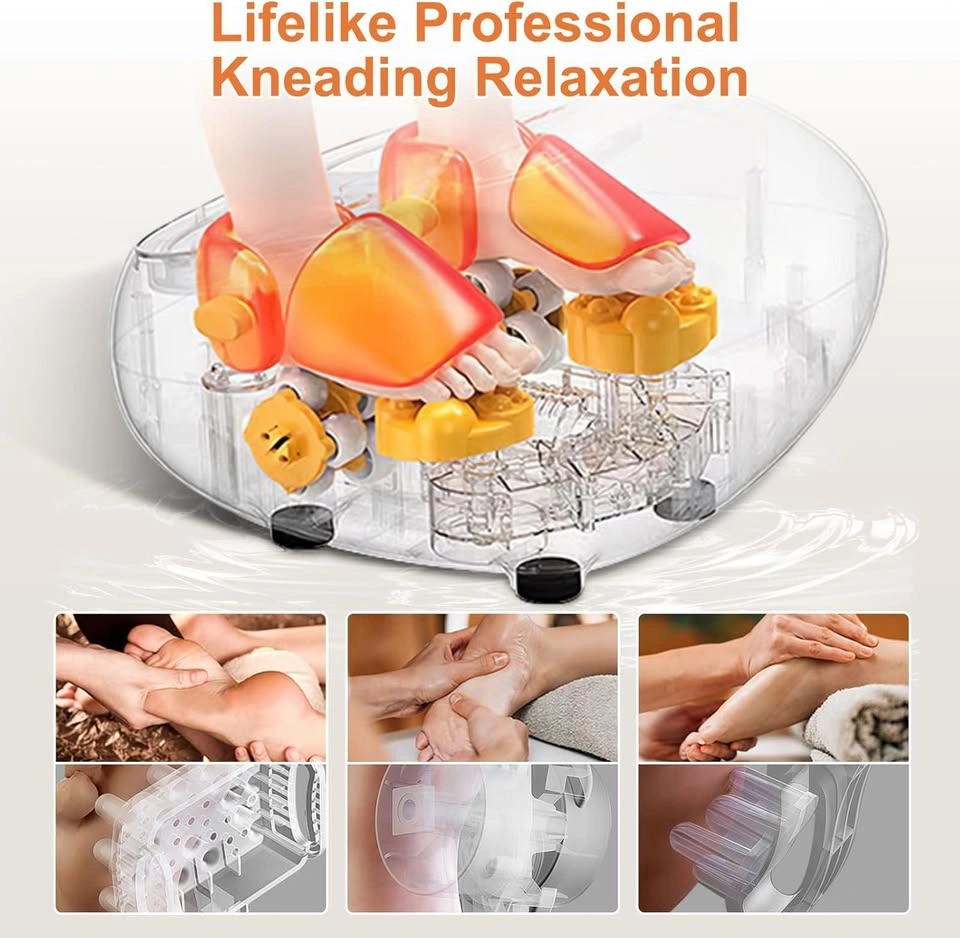Electric Foot Massager with Heat and Kneading - photo 2