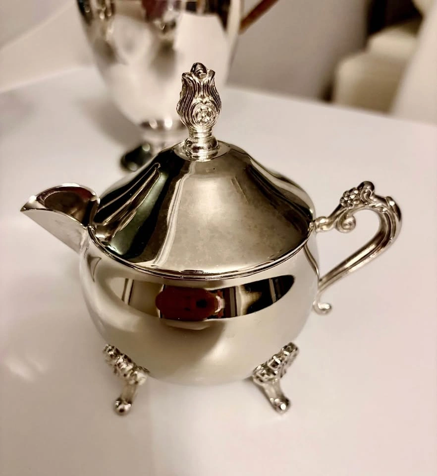 3-Piece Silver-Plated Tea and Coffee Service Set - photo 2