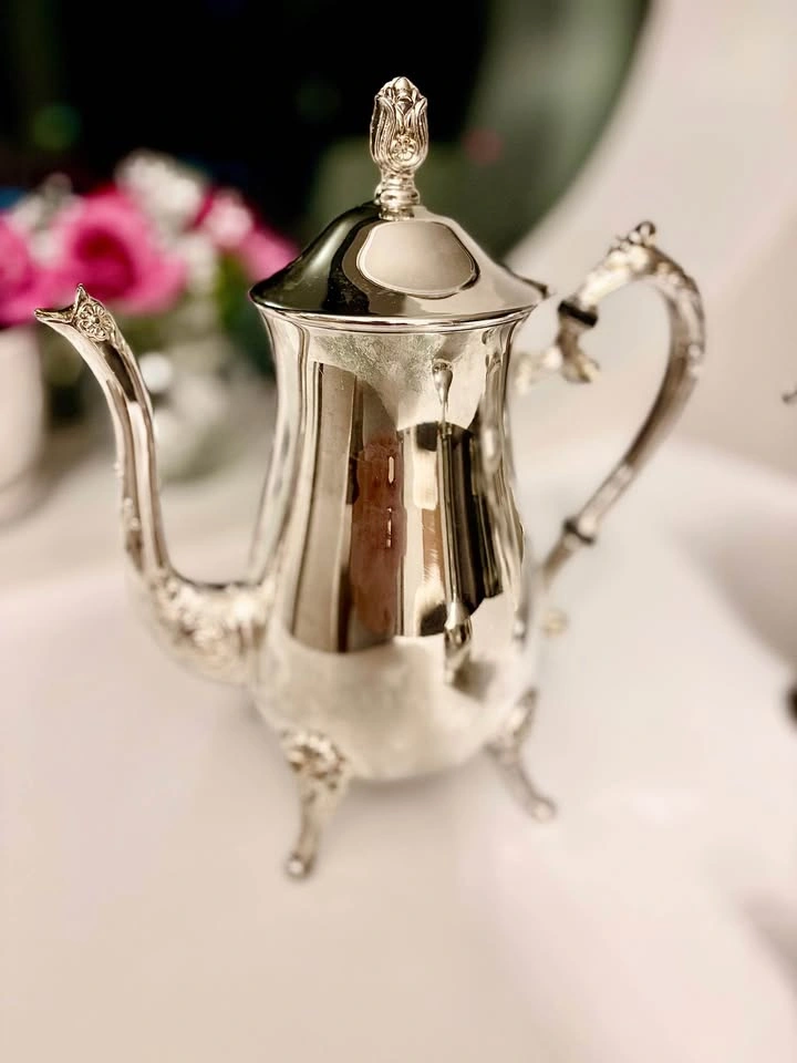 3-Piece Silver-Plated Tea and Coffee Service Set - photo 3