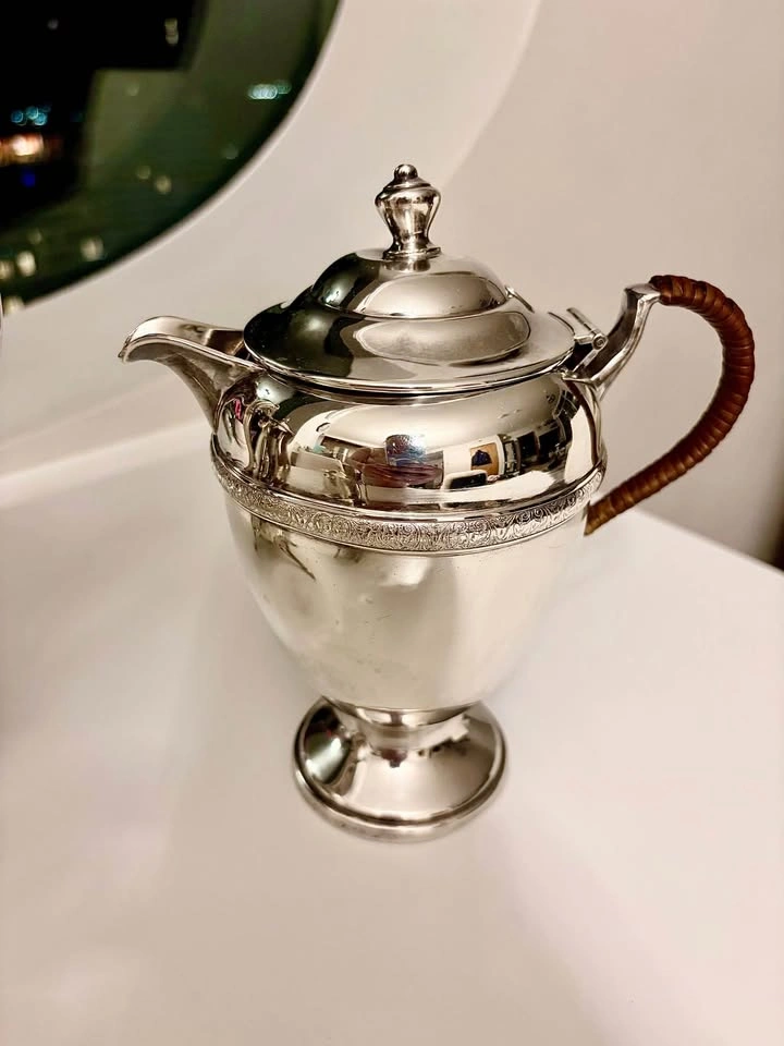 3-Piece Silver-Plated Tea and Coffee Service Set - photo 4