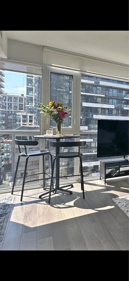 Minimalist Black Table and Stools