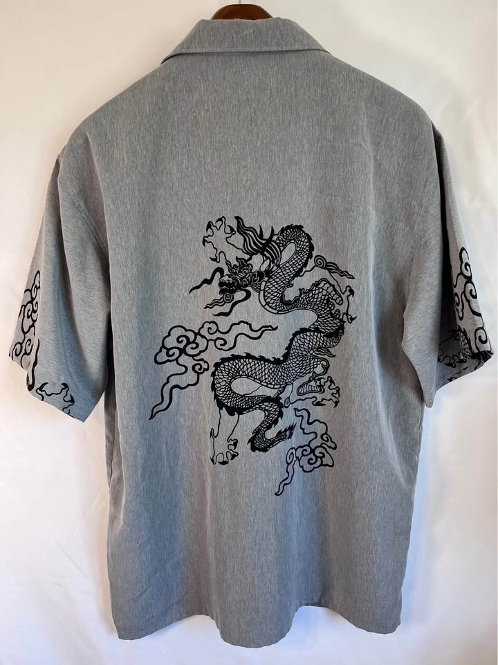 Mecca Clothing Company Dragon Button Down Camp Shirt - Men’s Lar - photo 2