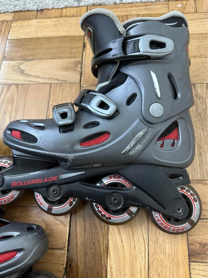 Vintage Women’s Rollerblade Bio Dynamic Inline Skates (Grey / Re - photo 2