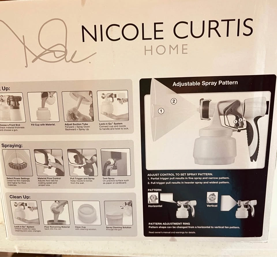 NEW Nicole Curtis from HGTV 1.5 qt. HVLP Paint Sprayer System - photo 3