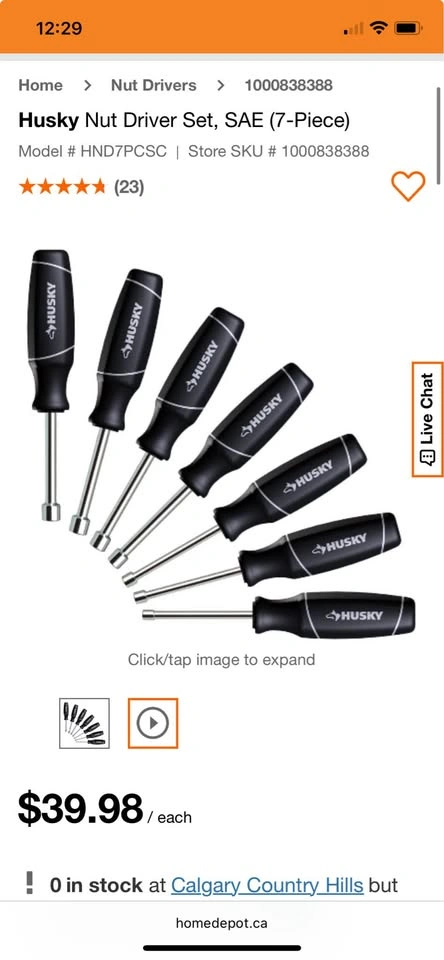 Husky 7-Piece SAE Nut Driver Set - photo 3