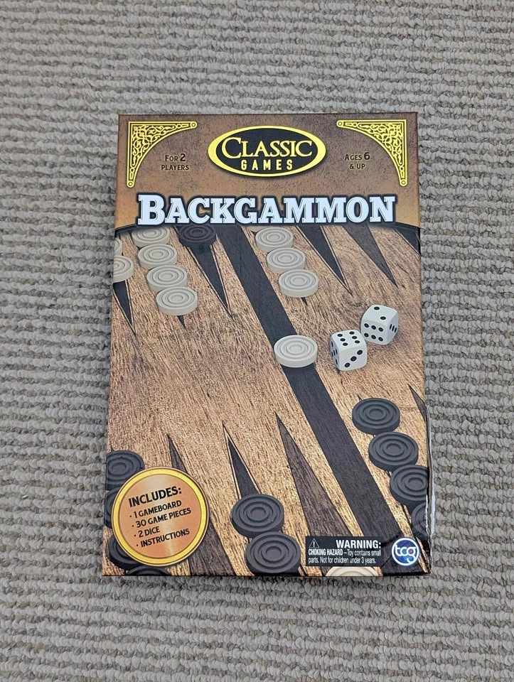 Folding Backgammon game