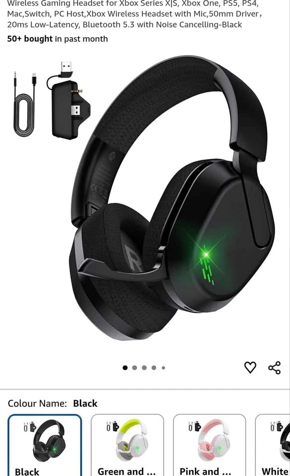 Wireless Gaming Headset for Xbox & PS5 - New
