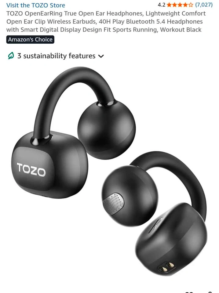 Bluetooth Open Ear Earbuds - New - photo 2