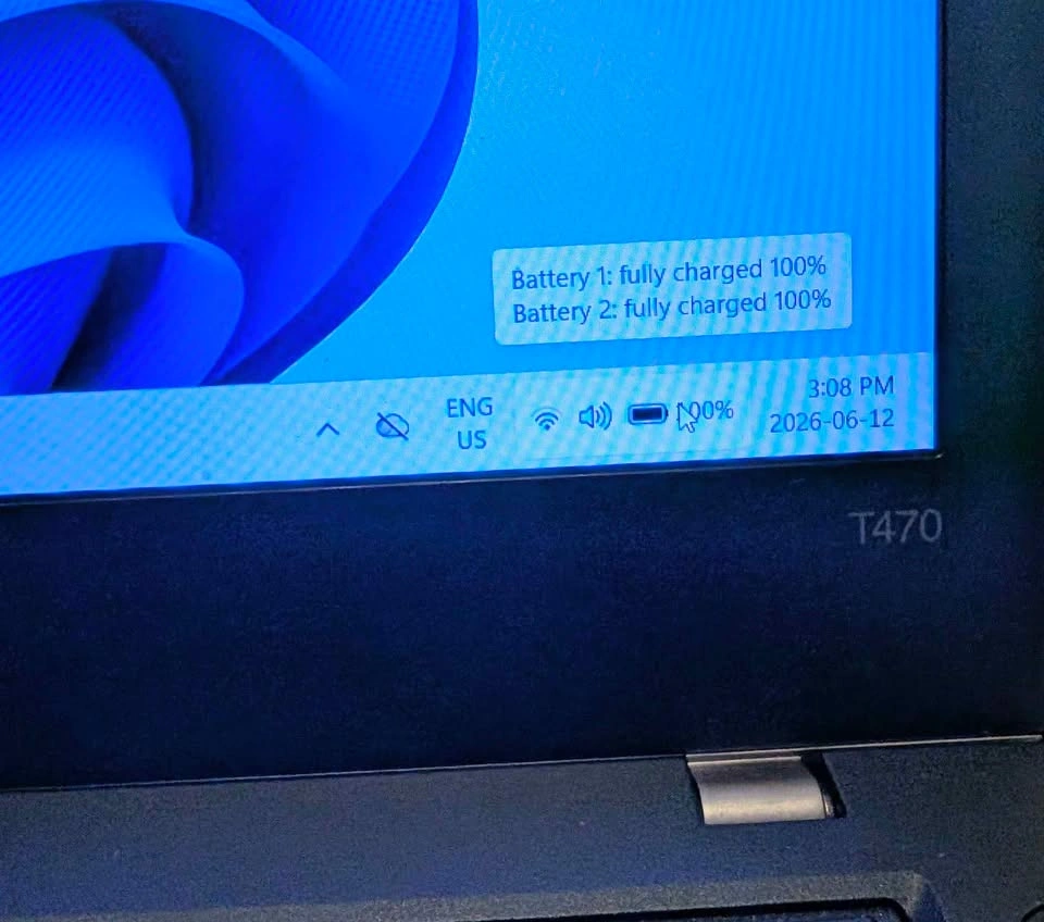 Lenovo T470 i5-6300U 2.40GHz 8G/240G Win 11 Pro + Office - photo 4